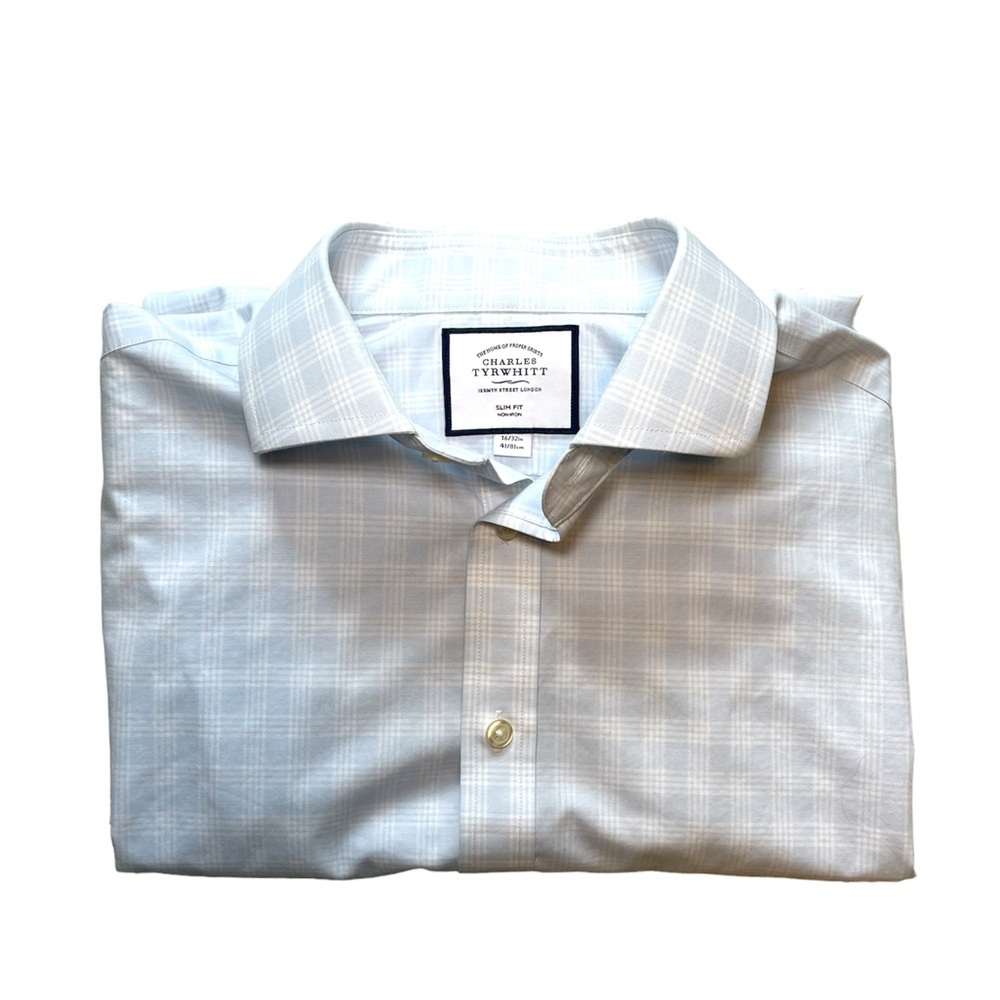 CHARLES TYRWHITT MEN’S DRESS SHIRT. SIZE 16/32 in.